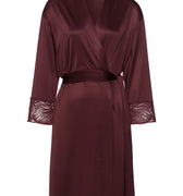 Lilith Lace Trim Kimono | Vivid Brown 70834-2421